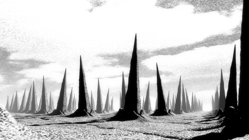 Conceptos monumentales para la zona circundante al almacén de residuos tóxicos. Imágenes: David Lobser